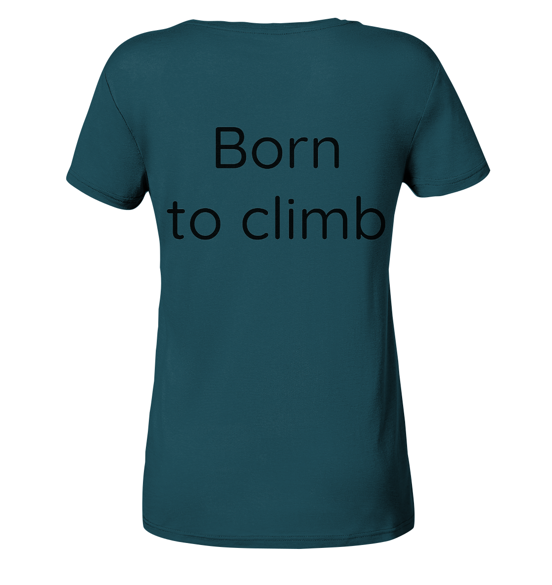 Born to climb - Ladies Organic Shirt