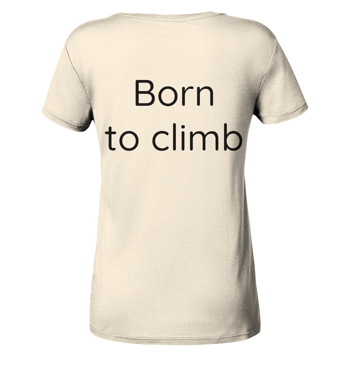 Born to climb - Ladies Organic Shirt