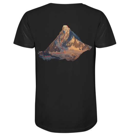 Matterhorn - Mens Organic V-Neck Shirt