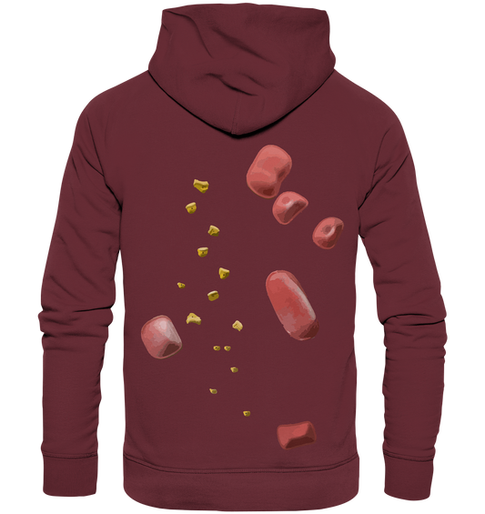 Boulderline Rotgelb - Organic Fashion Hoodie