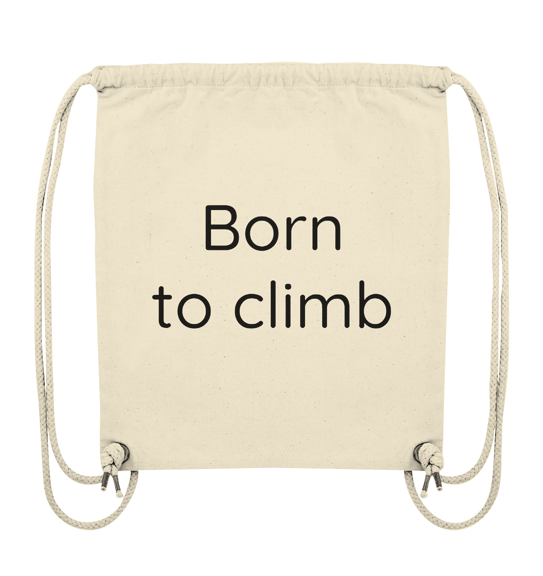 Born to climb - Organic Gym-Bag