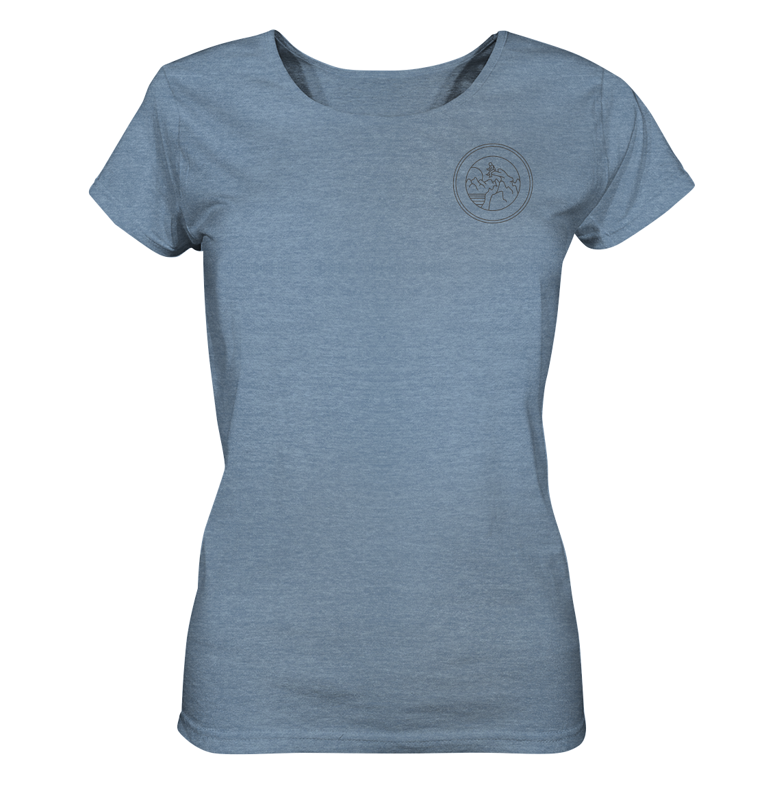 Born to climb - Ladies Organic Shirt