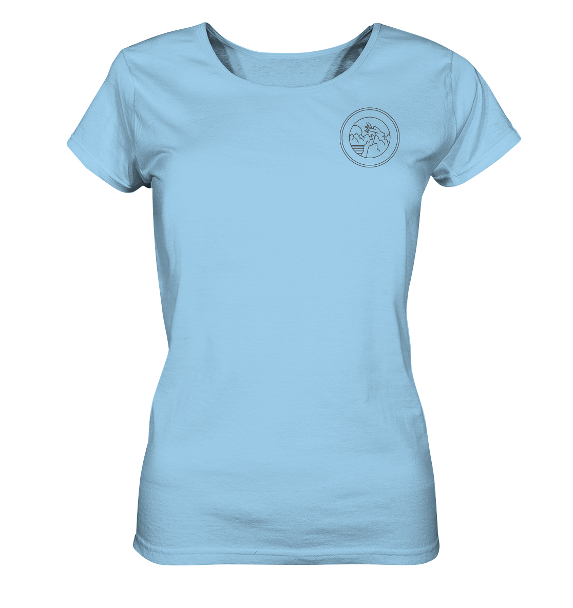 Born to climb - Ladies Organic Shirt